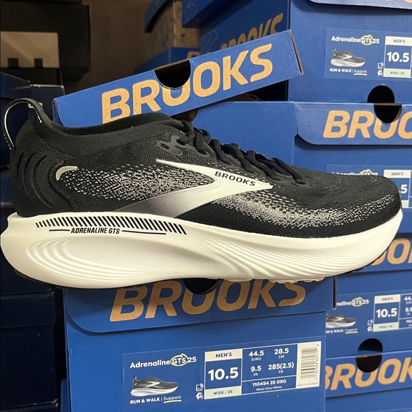 Brooks Men’s Adrenaline GTS 25 Supportive Running & Walking Shoe - Picture 2 of 3